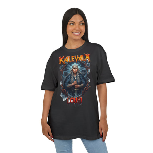 Kalevalan Kalevala Pohjolan emäntä Louhi rock-henkinen paita -  Oversize  T-paita