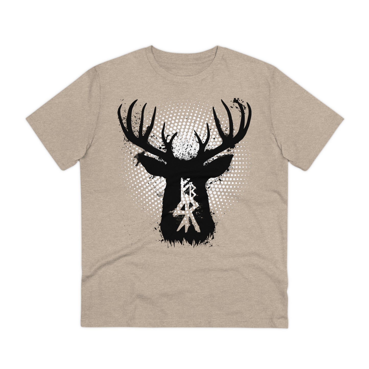 T-shirt unisex eco cotton - deer binding halter