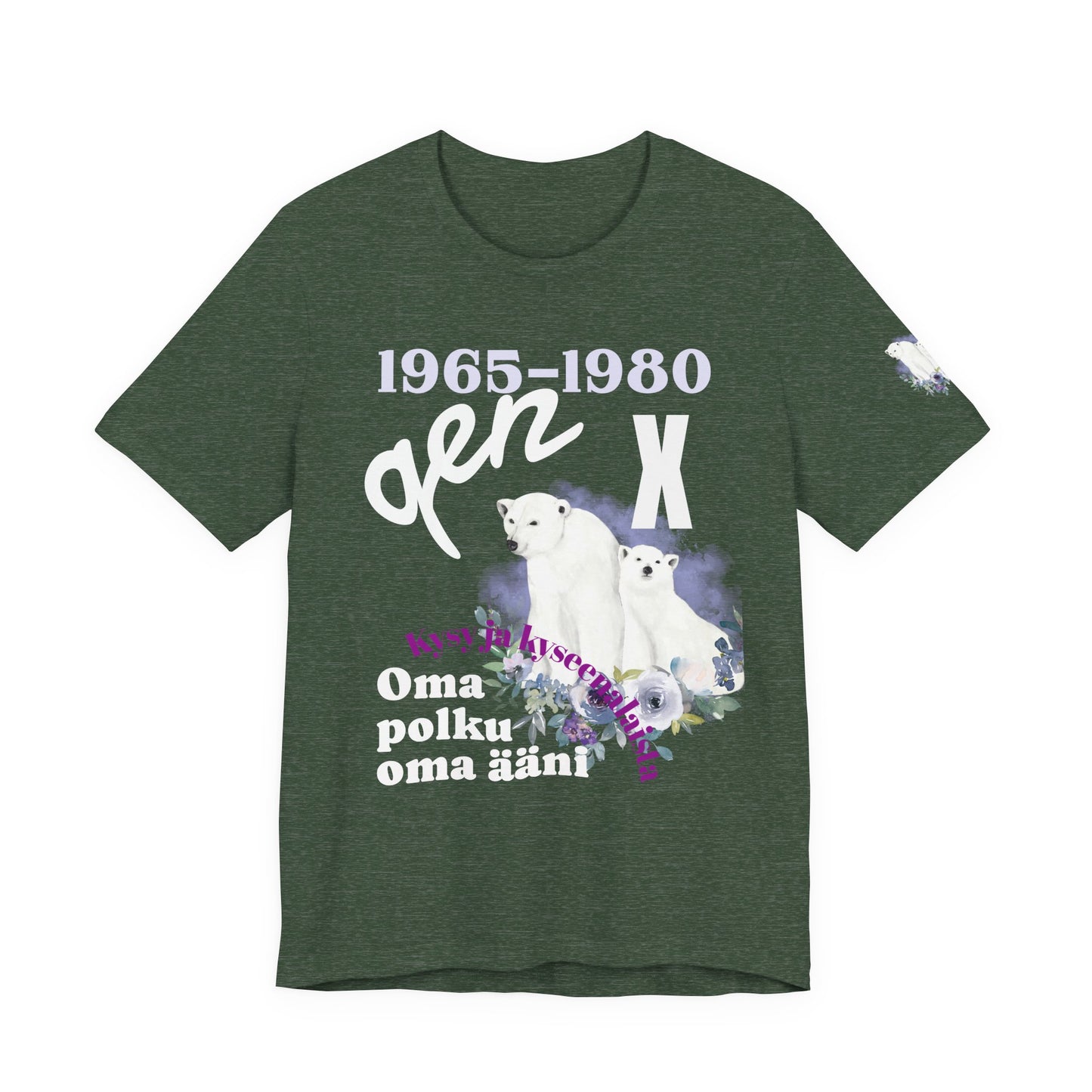 gen x jääkarhu  Unisex Jersey Short Sleeve Tee