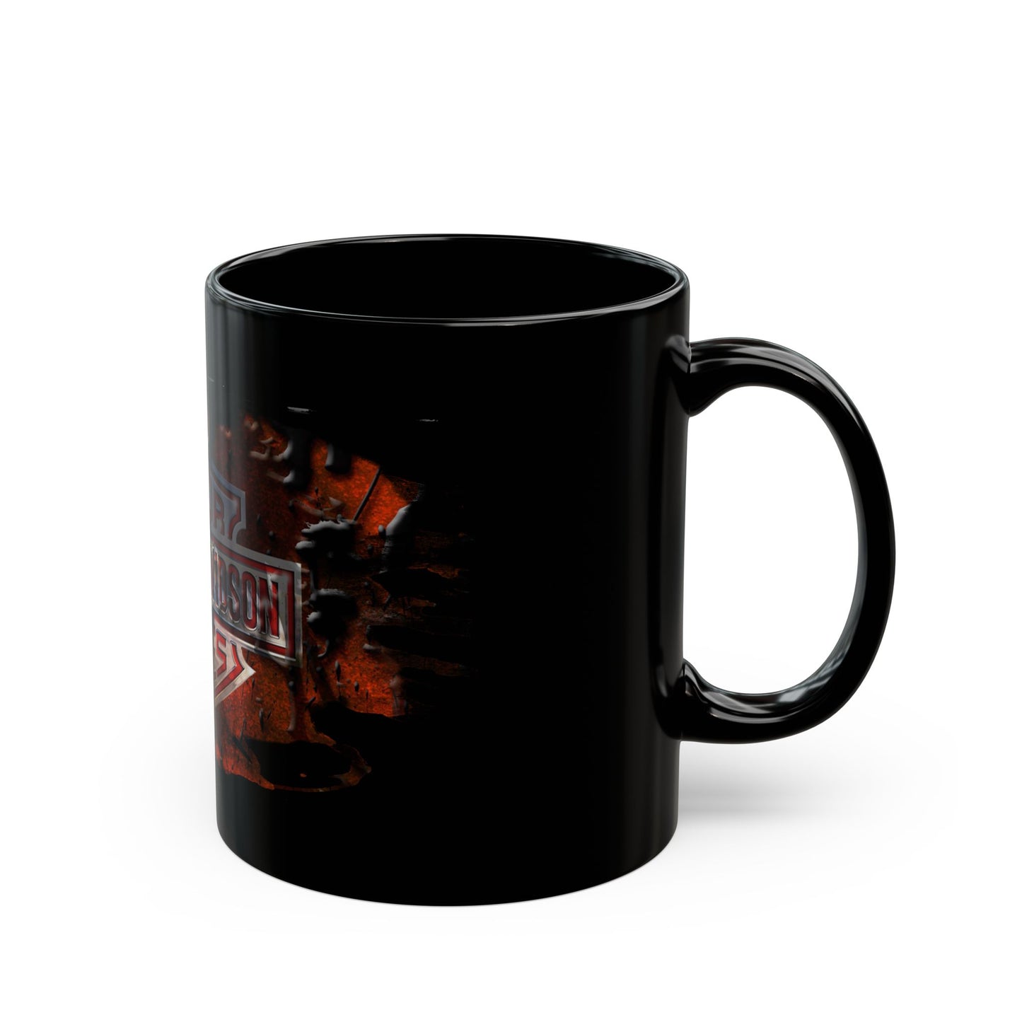 Black Harley-Davidson Mug (11oz )