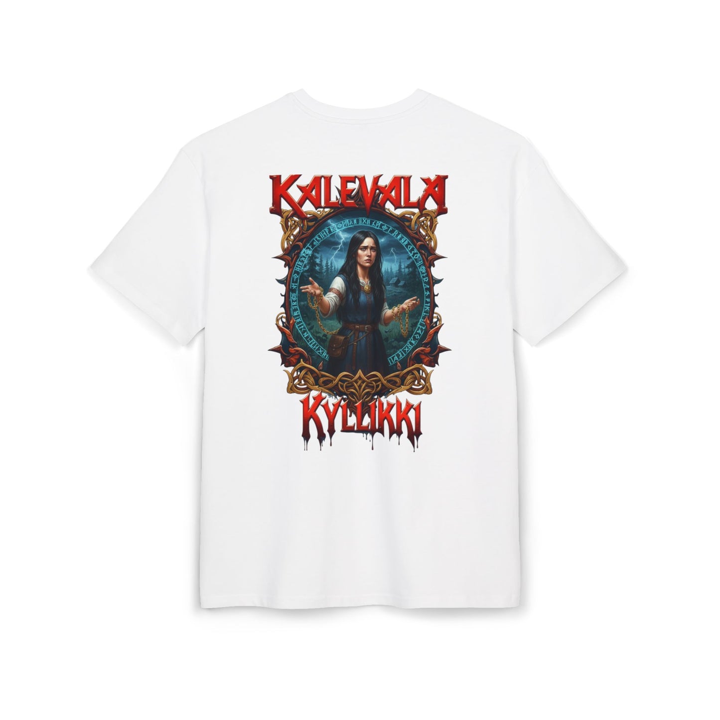 Kalevalan Kyllikki rock-henkinen paita -  Oversize  T-paita