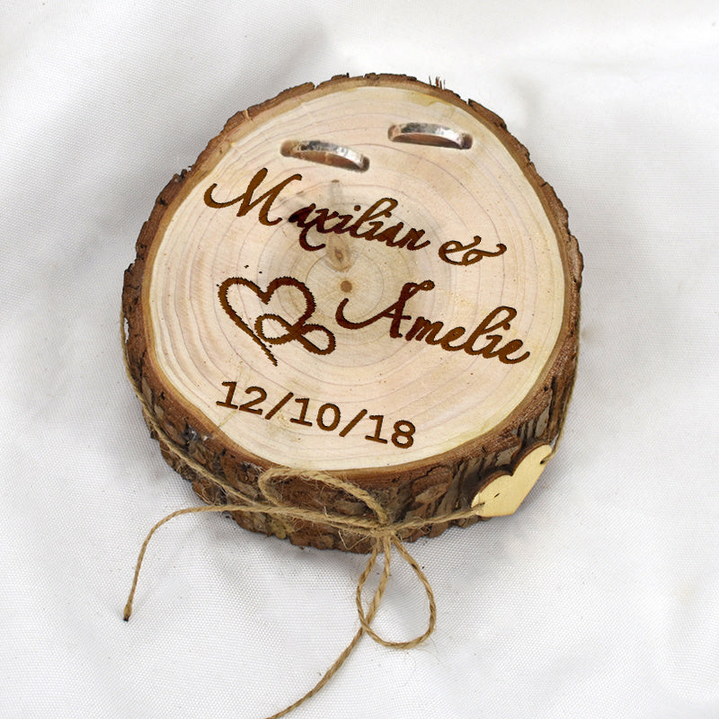 Ring Holder Box Bridal Wood