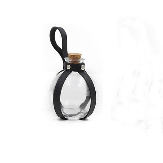 Magic Leather Case Waist-hanging Glass Potion Bottle Pouch