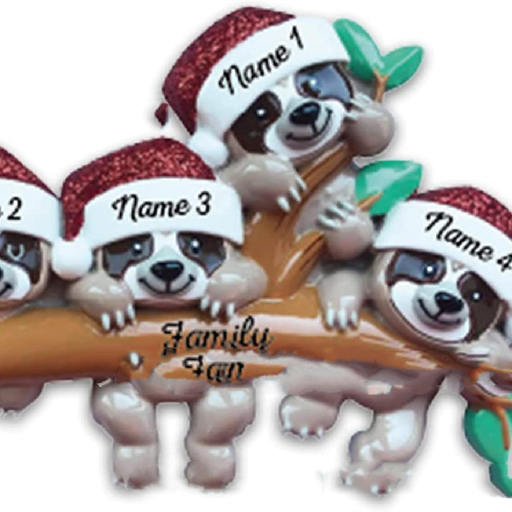 Acrylic Personalized Christmas Ornaments Lazy