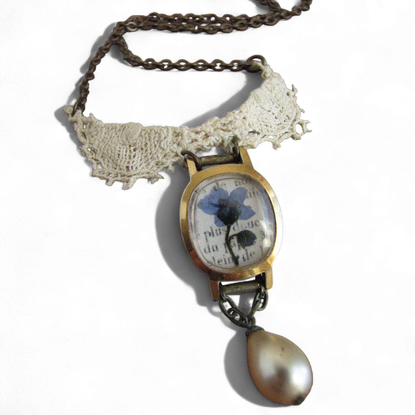 Rannekello kaulakoru vintage steampunk