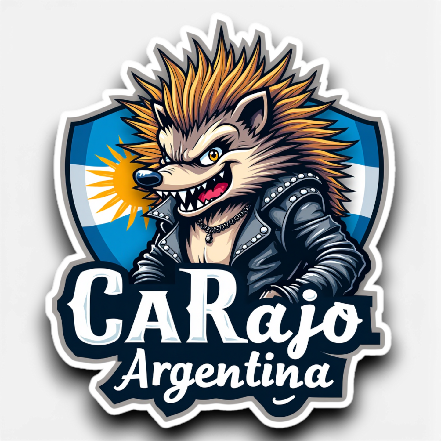 Hellualndian siili maailmalla: Jääkaappimagneetti tai pinssi