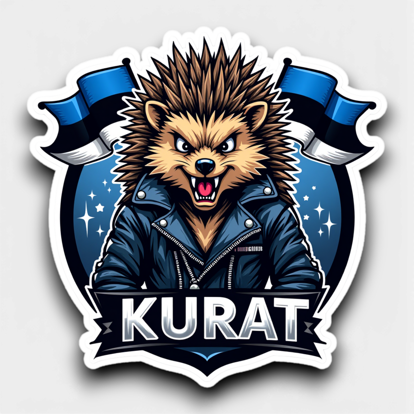 Hellualndian siili maailmalla: Jääkaappimagneetti tai pinssi