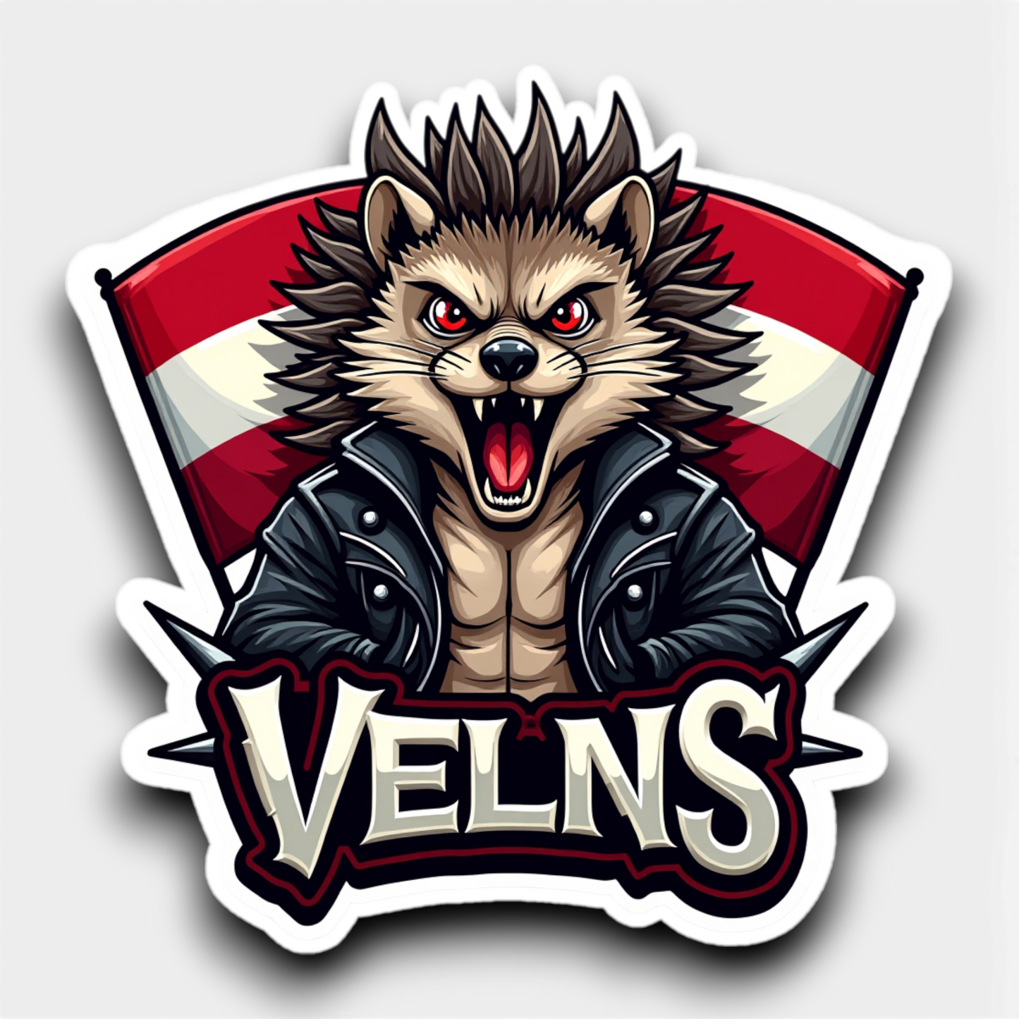 Hellualndian siili maailmalla: Jääkaappimagneetti tai pinssi