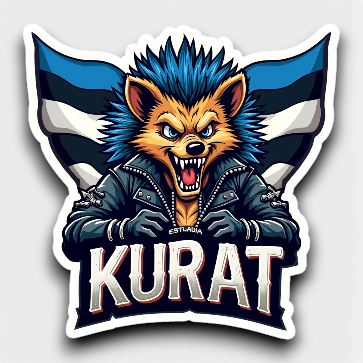 Hellualndian siili maailmalla: Jääkaappimagneetti tai pinssi