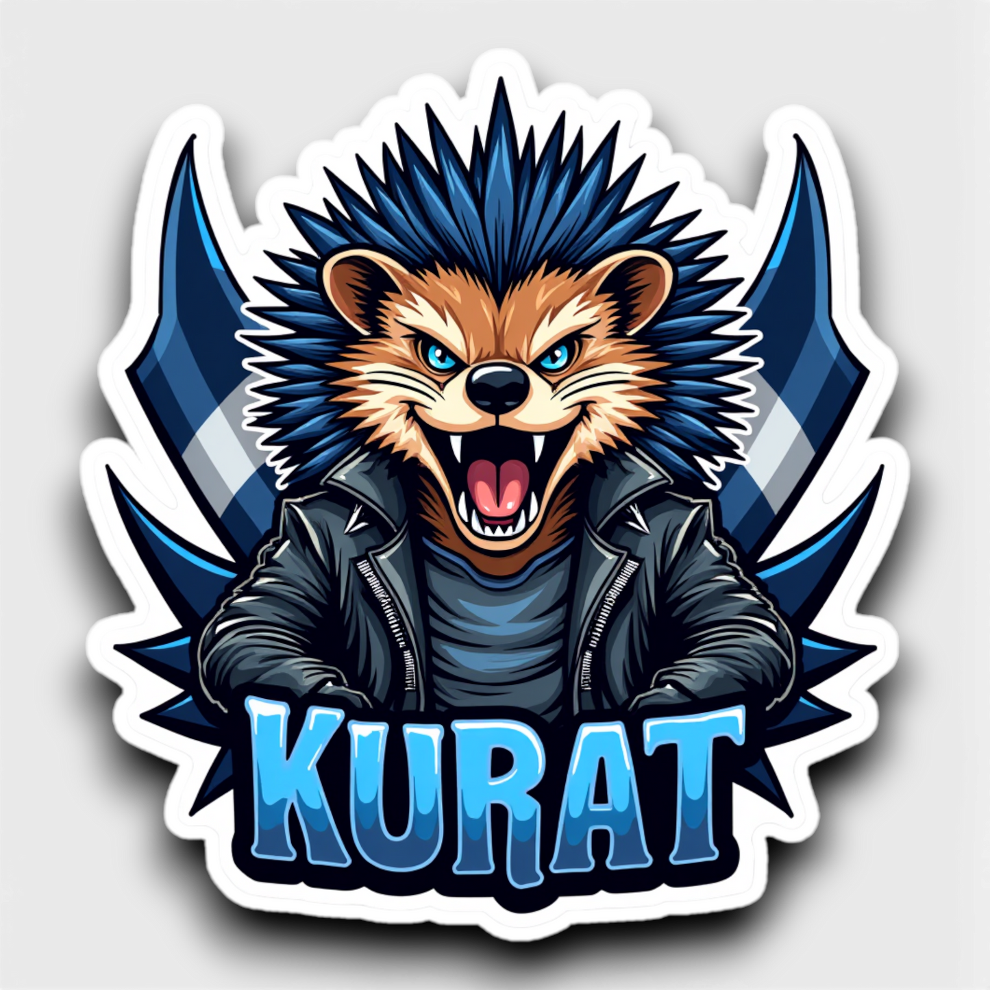 Hellualndian siili maailmalla: Jääkaappimagneetti tai pinssi