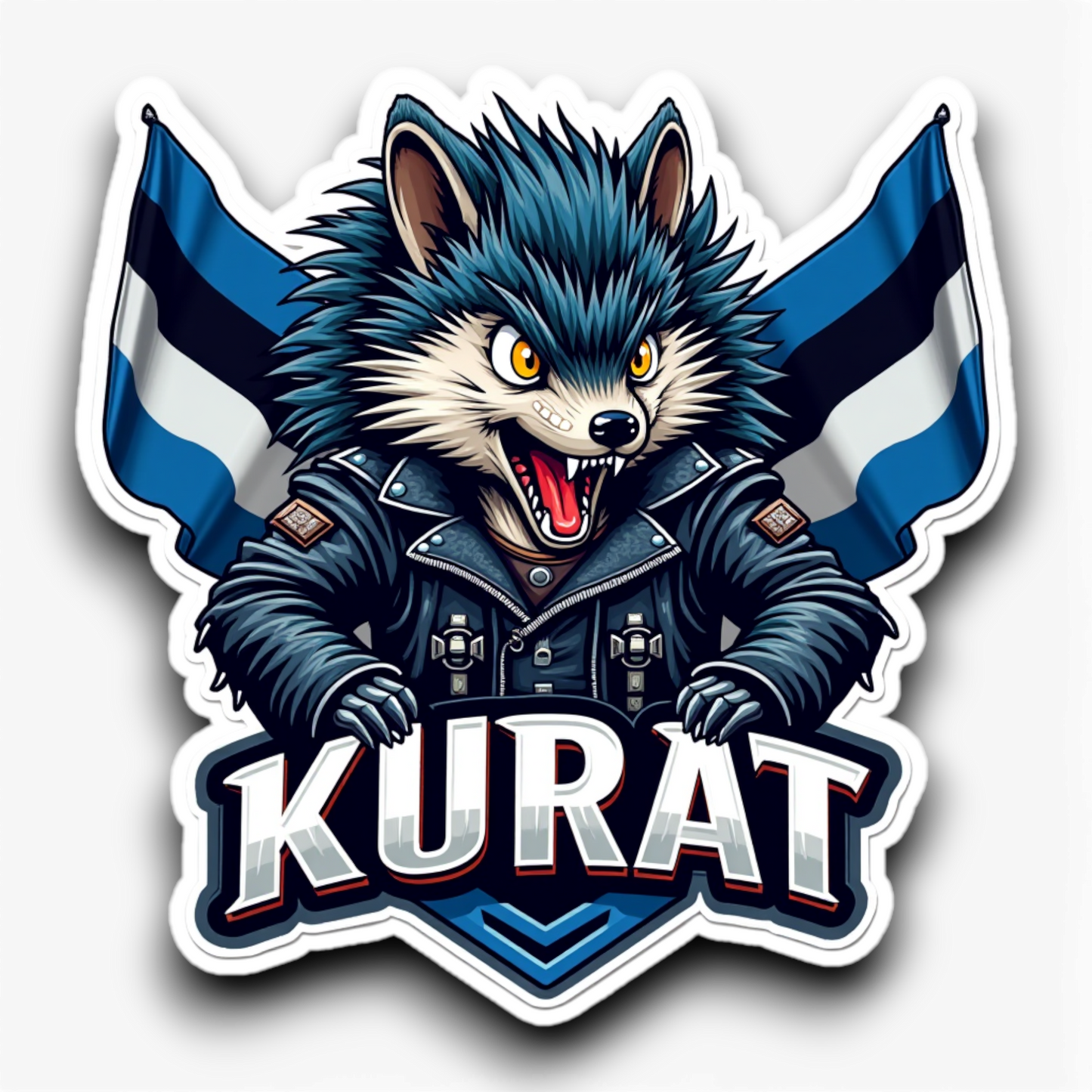 Hellualndian siili maailmalla: Jääkaappimagneetti tai pinssi