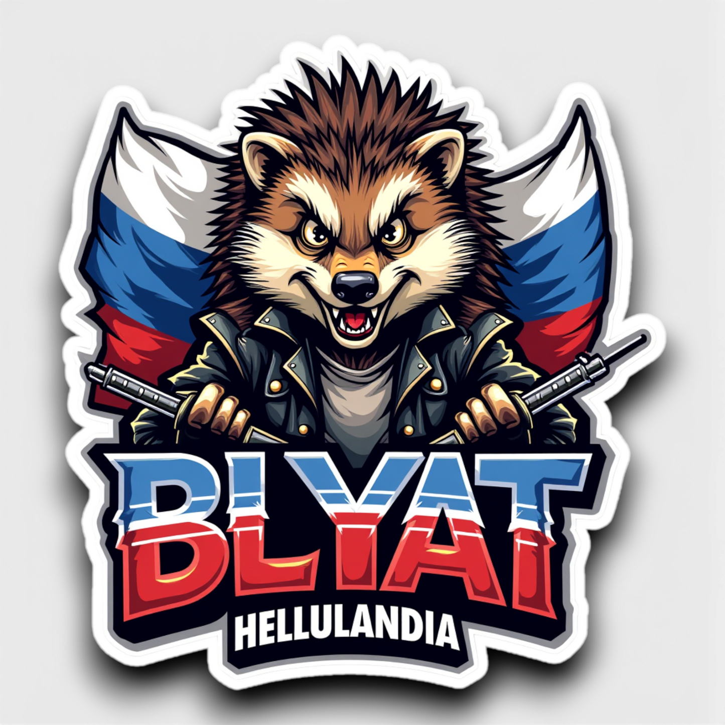 Hellualndian siili maailmalla: Jääkaappimagneetti tai pinssi