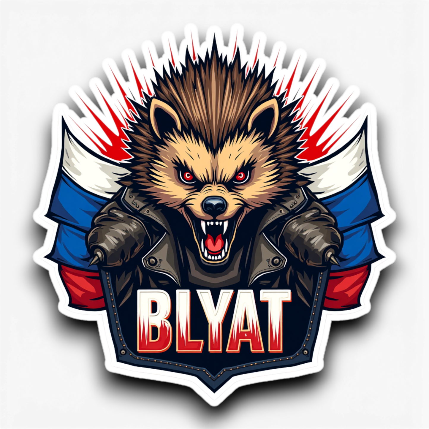 Hellualndian siili maailmalla: Jääkaappimagneetti tai pinssi