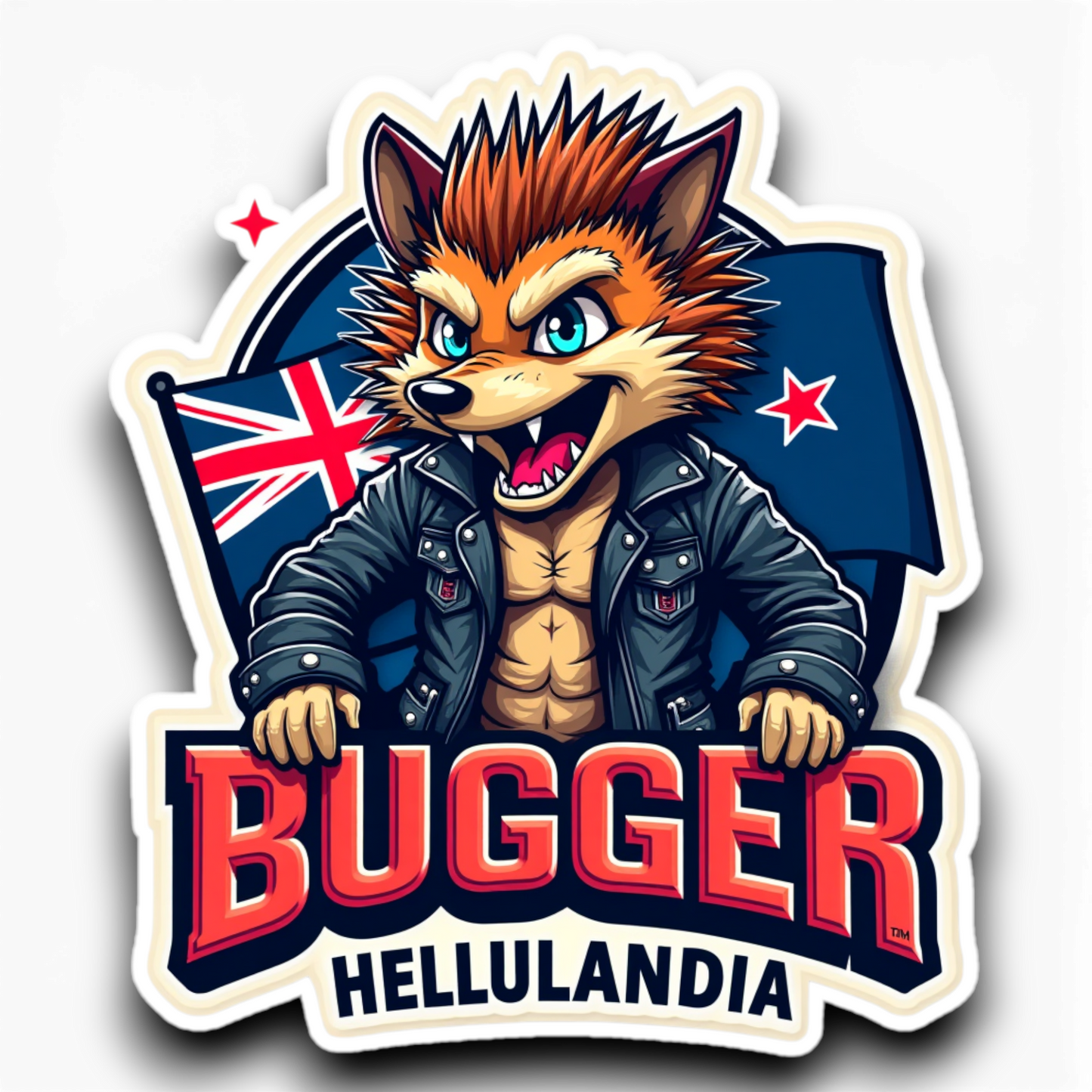 Hellualndian siili maailmalla: Jääkaappimagneetti tai pinssi