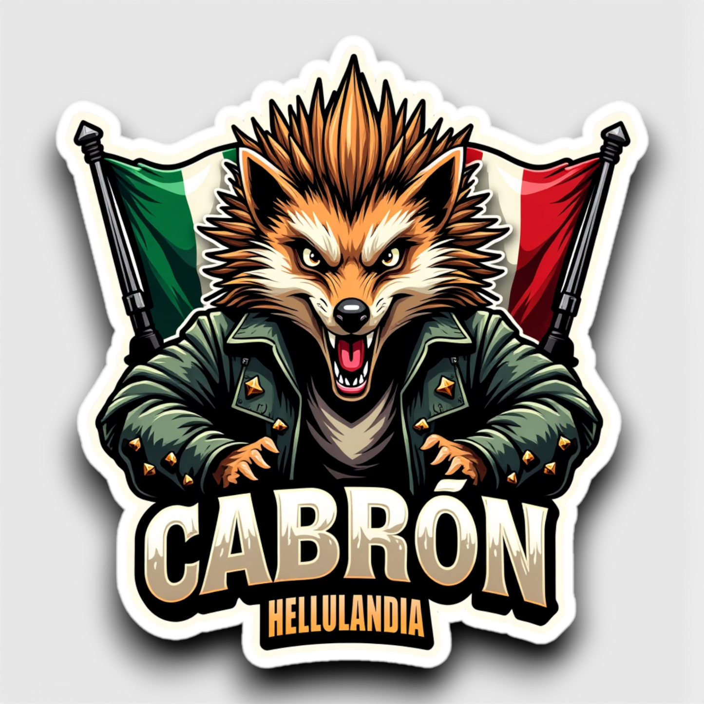 Hellualndian siili maailmalla: Jääkaappimagneetti tai pinssi