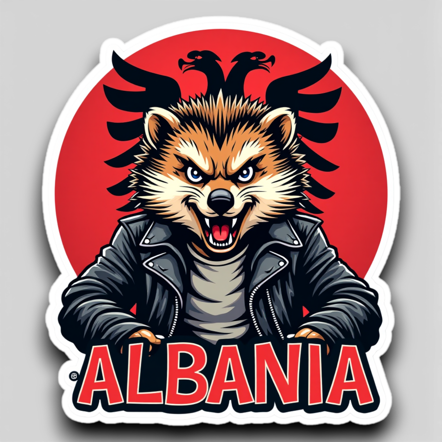 Hellualndian siili maailmalla: Jääkaappimagneetti tai pinssi