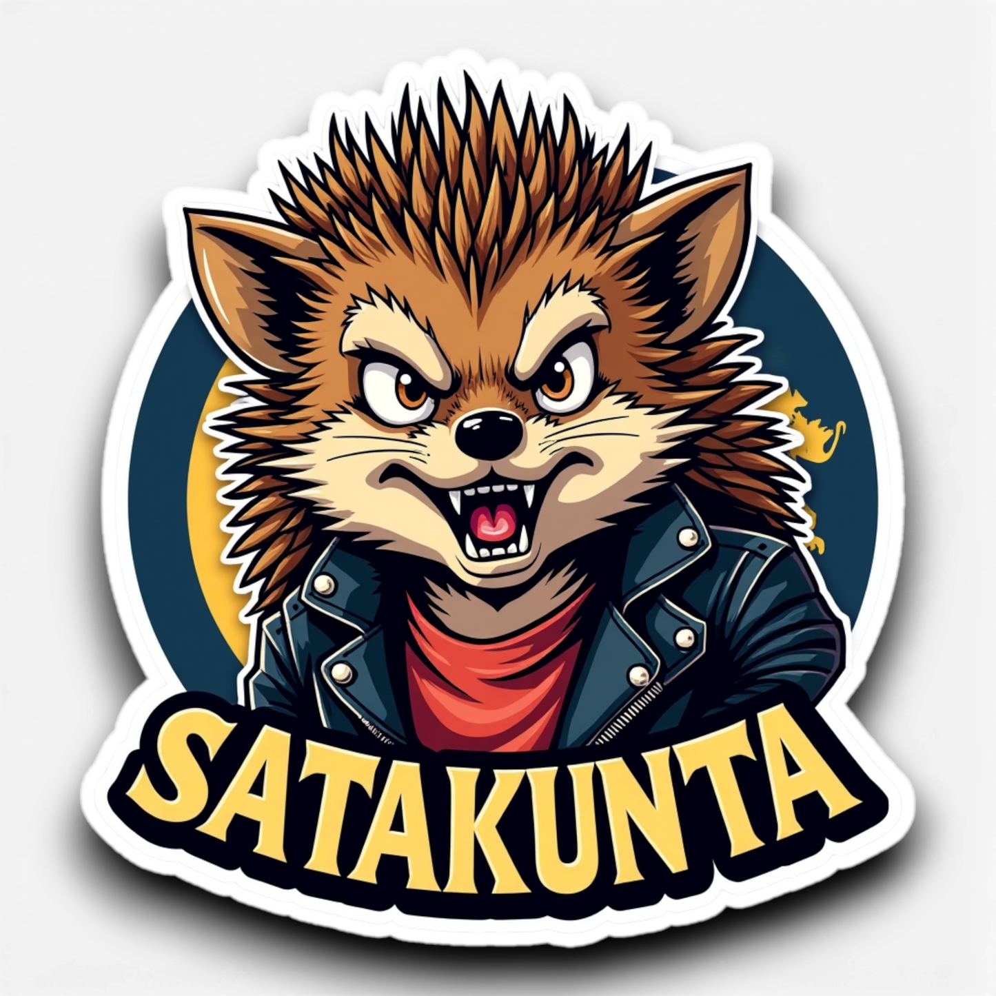 Hellualndian siili maailmalla: Jääkaappimagneetti tai pinssi