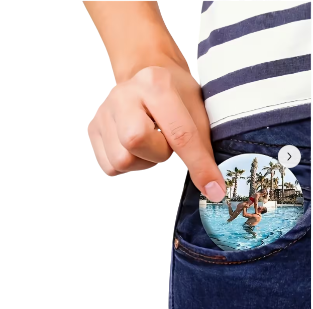 Vahva helllive  Peili Omalla Kuvalla – Pyöreä Perskuta!