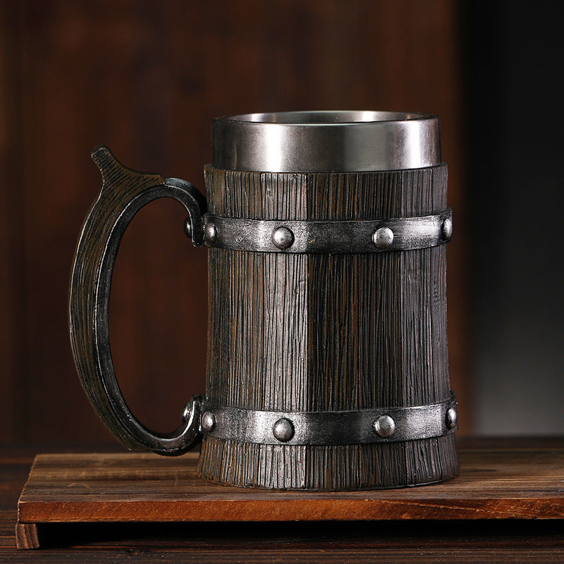 Simulation Barrel Cup Creative Large Capacity Beer Mug