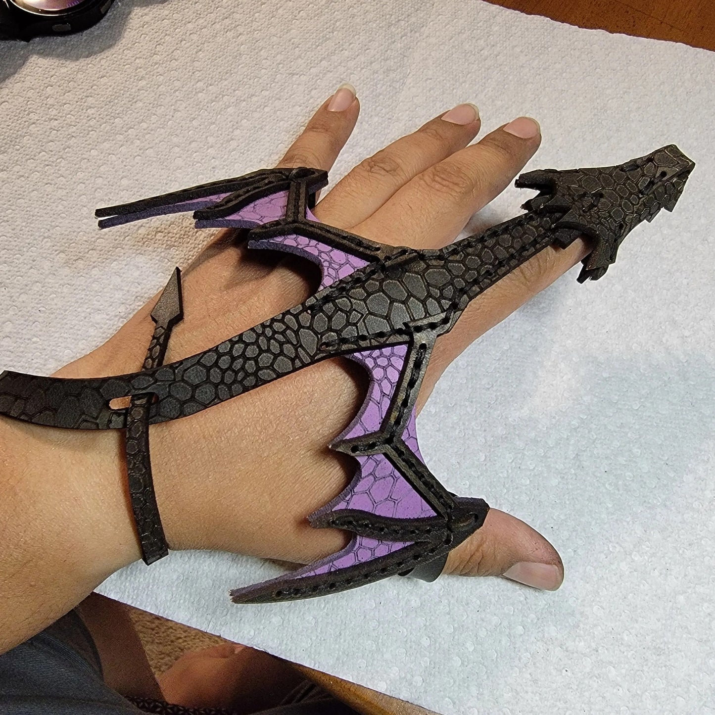 Leather Hand Dragon Bracelet Decoration