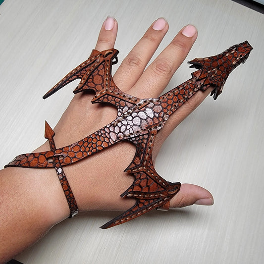 Leather Hand Dragon Bracelet Decoration