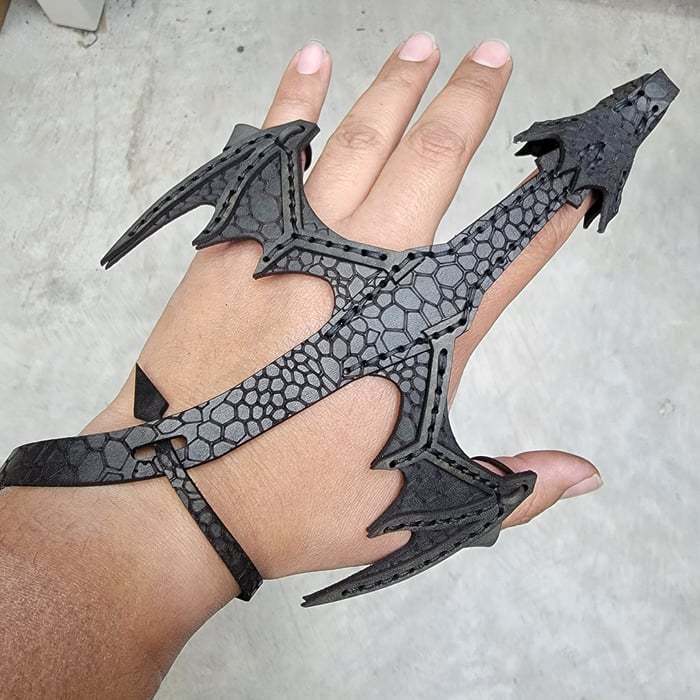 Leather Hand Dragon Bracelet Decoration