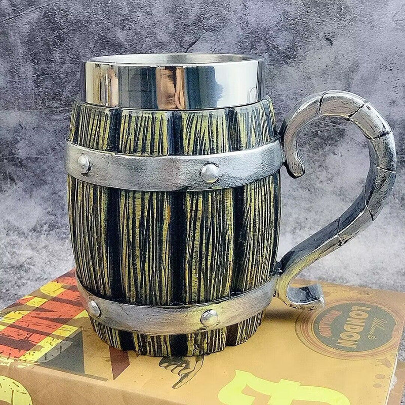 Simulation Barrel Cup Creative Large Capacity Beer Mug