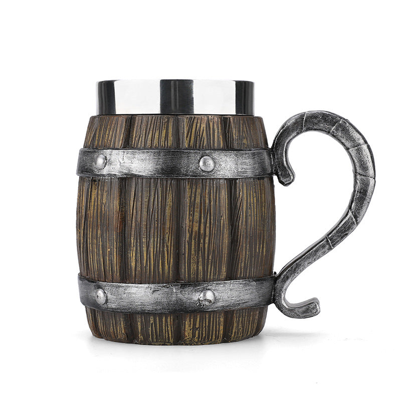 Simulation Barrel Cup Creative Large Capacity Beer Mug