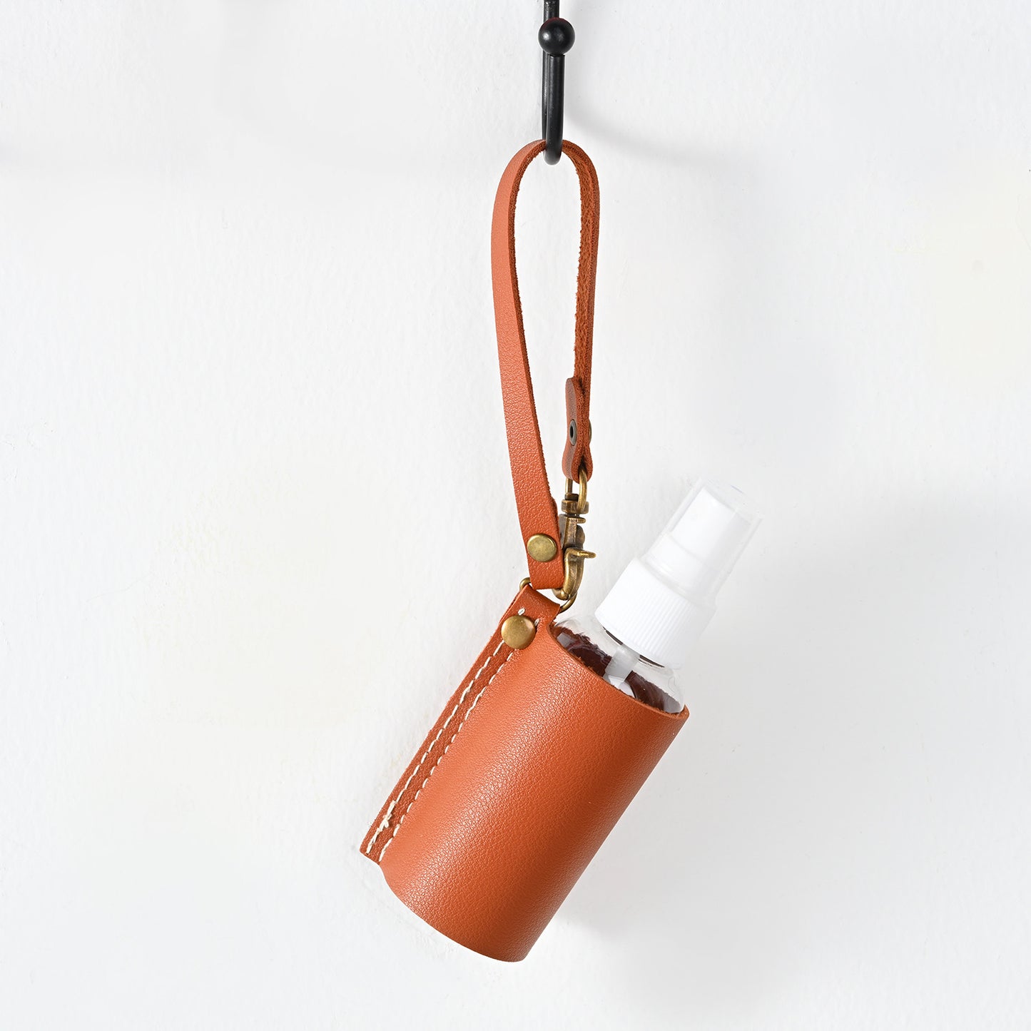 Hand Sanitizer Leather Case Keychain Ornaments