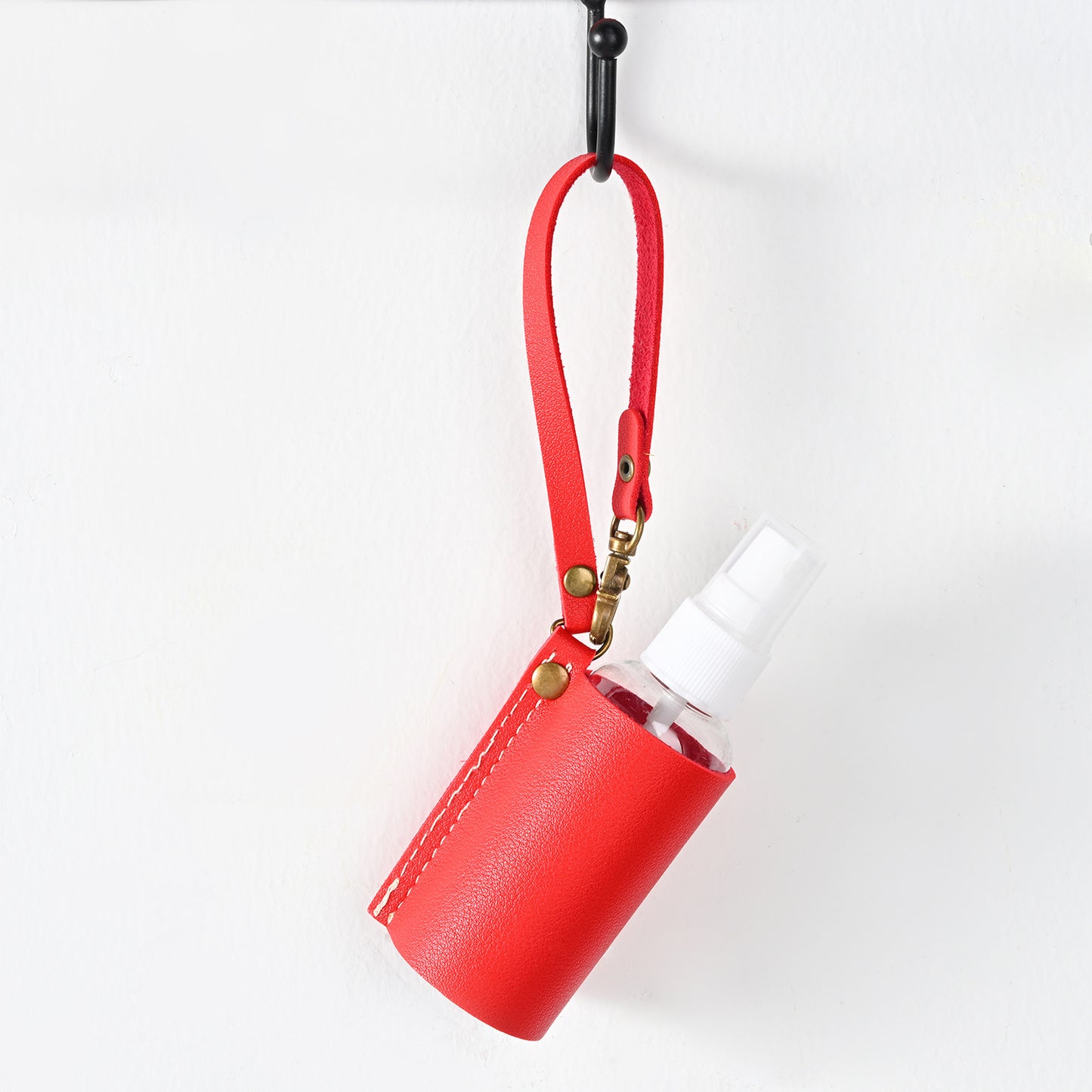 Hand Sanitizer Leather Case Keychain Ornaments