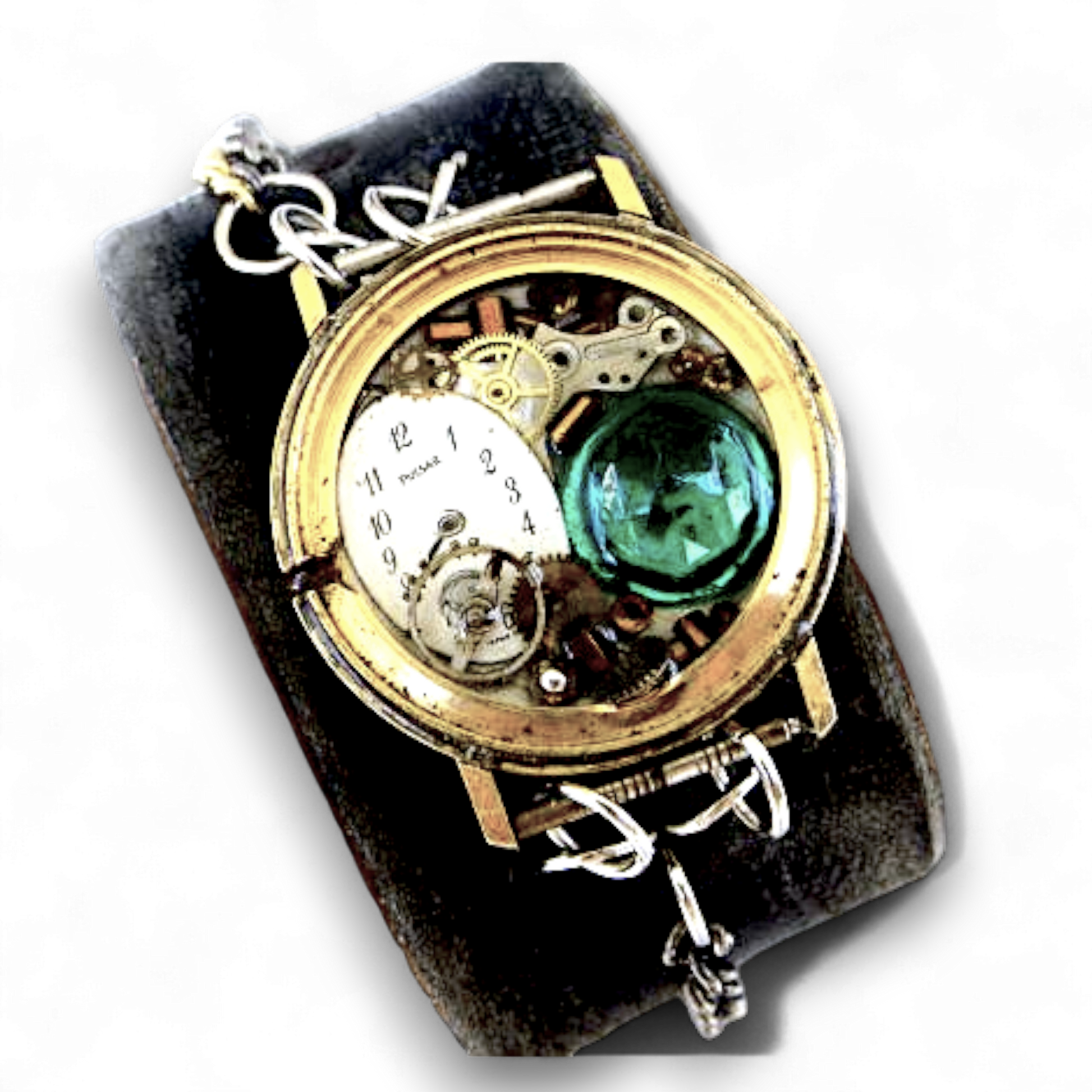 Rannekello rannekoru koneiston osilla