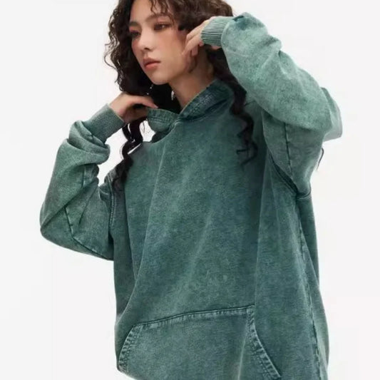 Räyhäkäs Pesty Puuvillahuuppari Syksyyn -  Talveen