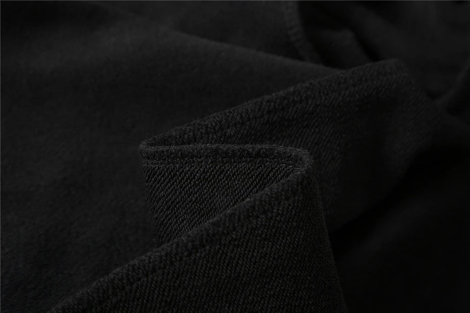 Raju ja musta Vetoketjuhuppari Miehille Iso Kokoon 10XL