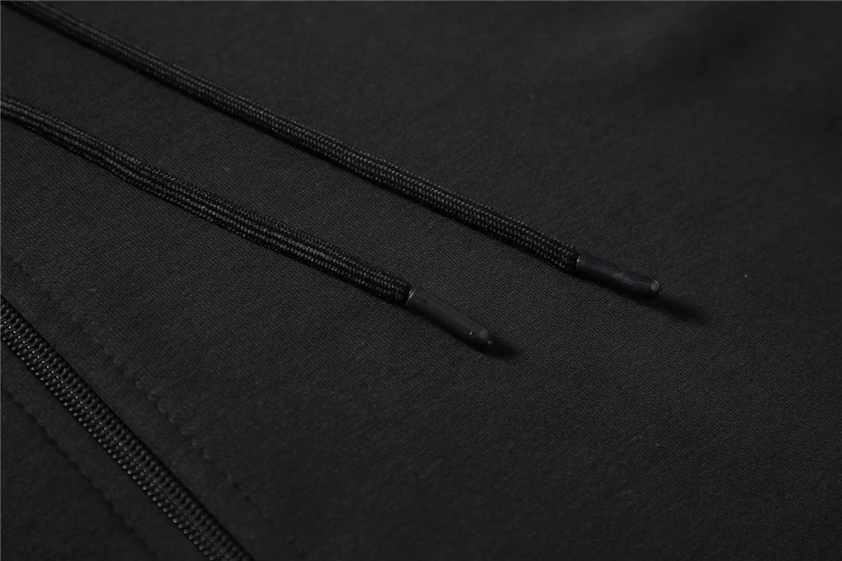 Raju ja musta Vetoketjuhuppari Miehille Iso Kokoon 10XL