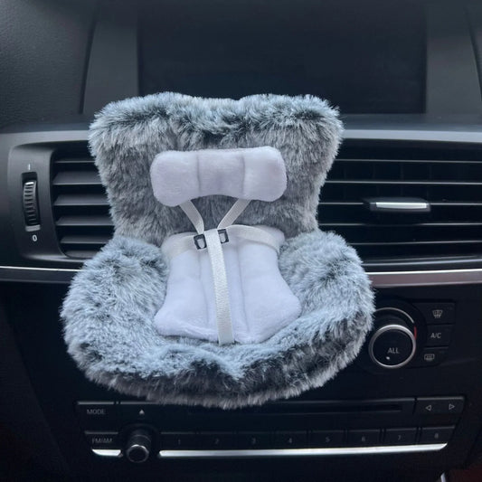 PlushQueen: Labubu Plush Doll Safety Seat