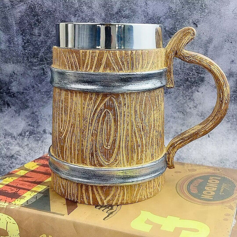 Simulation Barrel Cup Creative Large Capacity Beer Mug