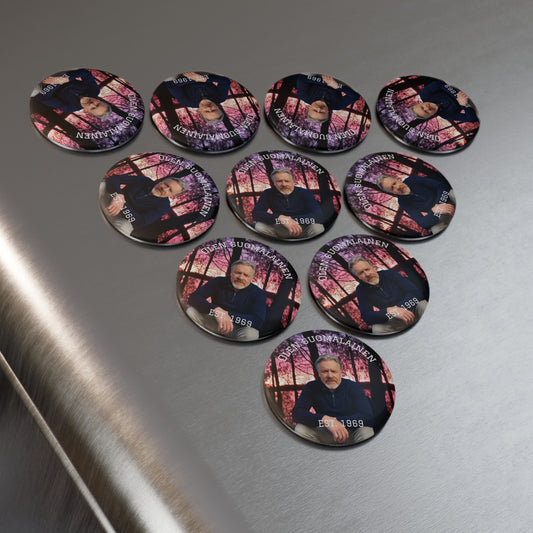 Helllive vahva Pinssi omalla kuvalla 5,8cm tai 3,3 cm