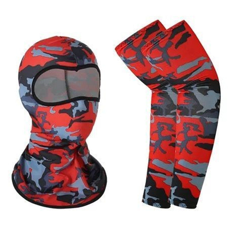 Spring And Summer Outdoor Motorcycle Full Face Windproof Dust Bib Men And Women