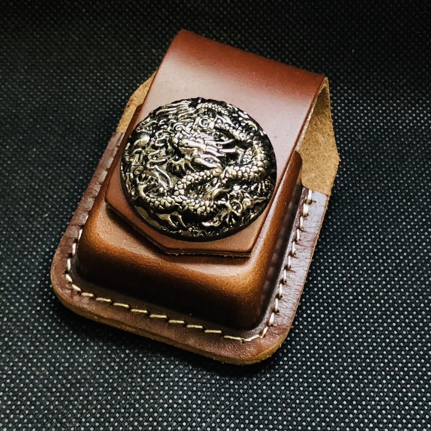 Kerosene Lighter Leather Handmade Personality Leather Case