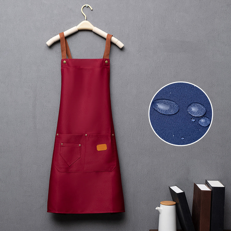 Japanese Coffee Shop Work Waterproof Apron