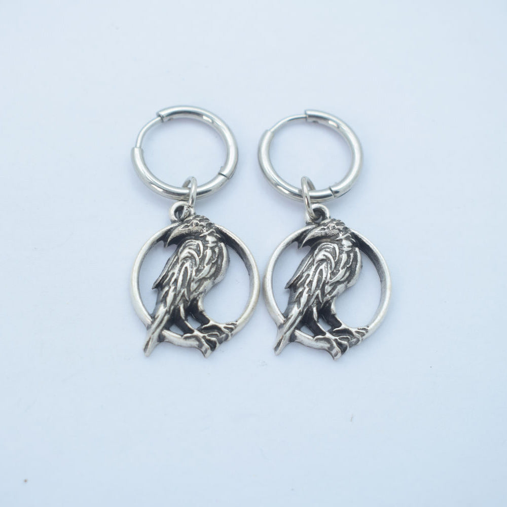 Nordic Viking Bird Celtics Earrings