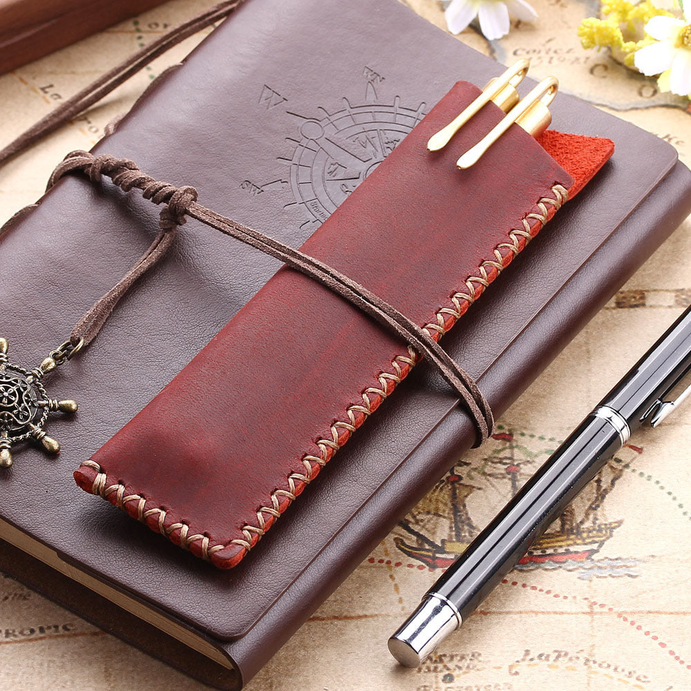 Handmade Genuine Leather Pen Case