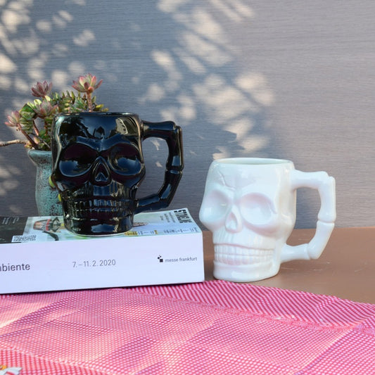 Lockable Skull Ceramic Mug