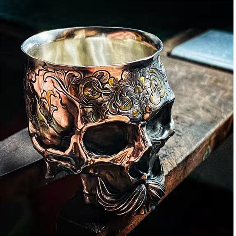 Gothic skull Metal mug