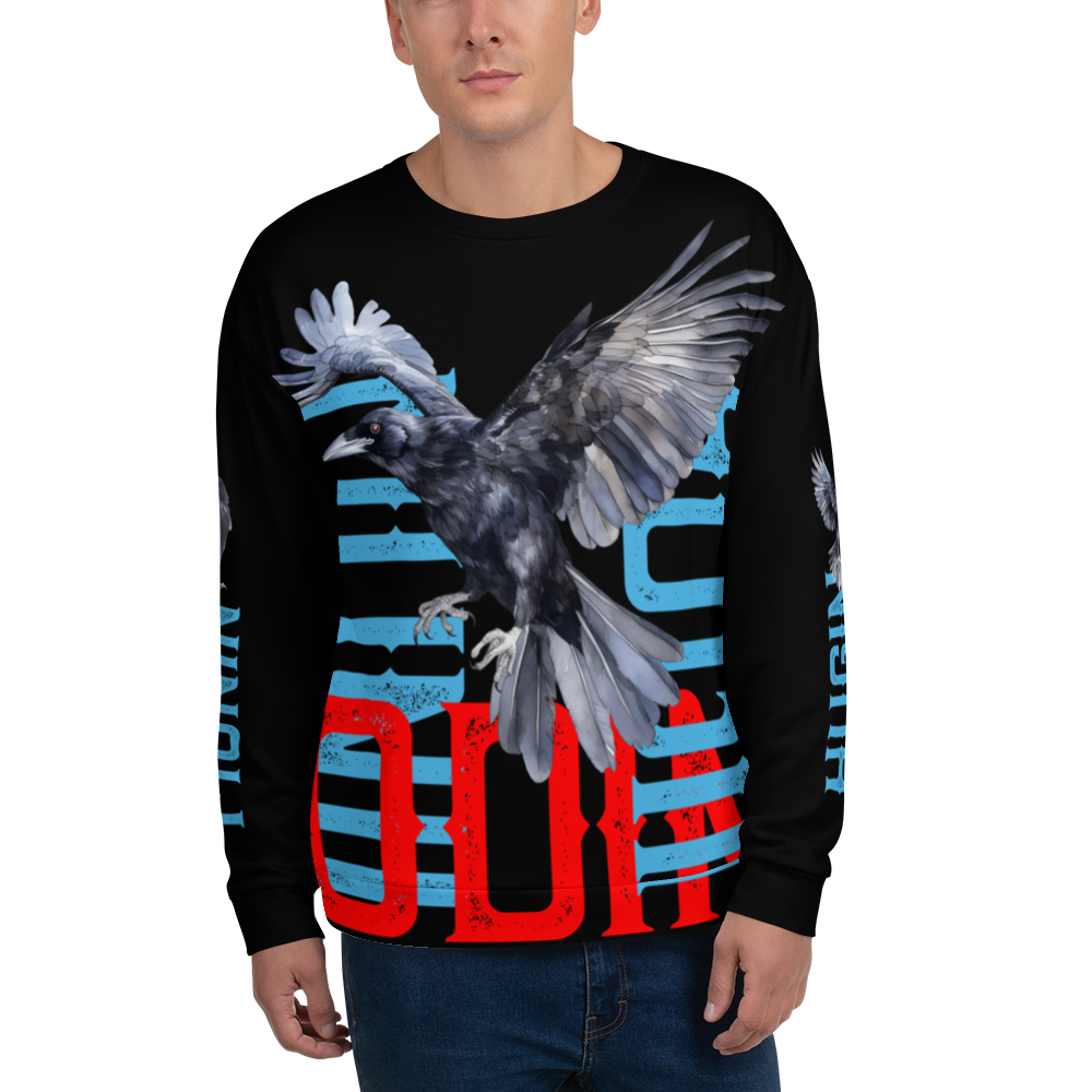 Unisex gollege shirt - viking ravens