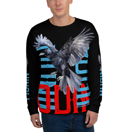 Unisex gollege shirt - viking ravens