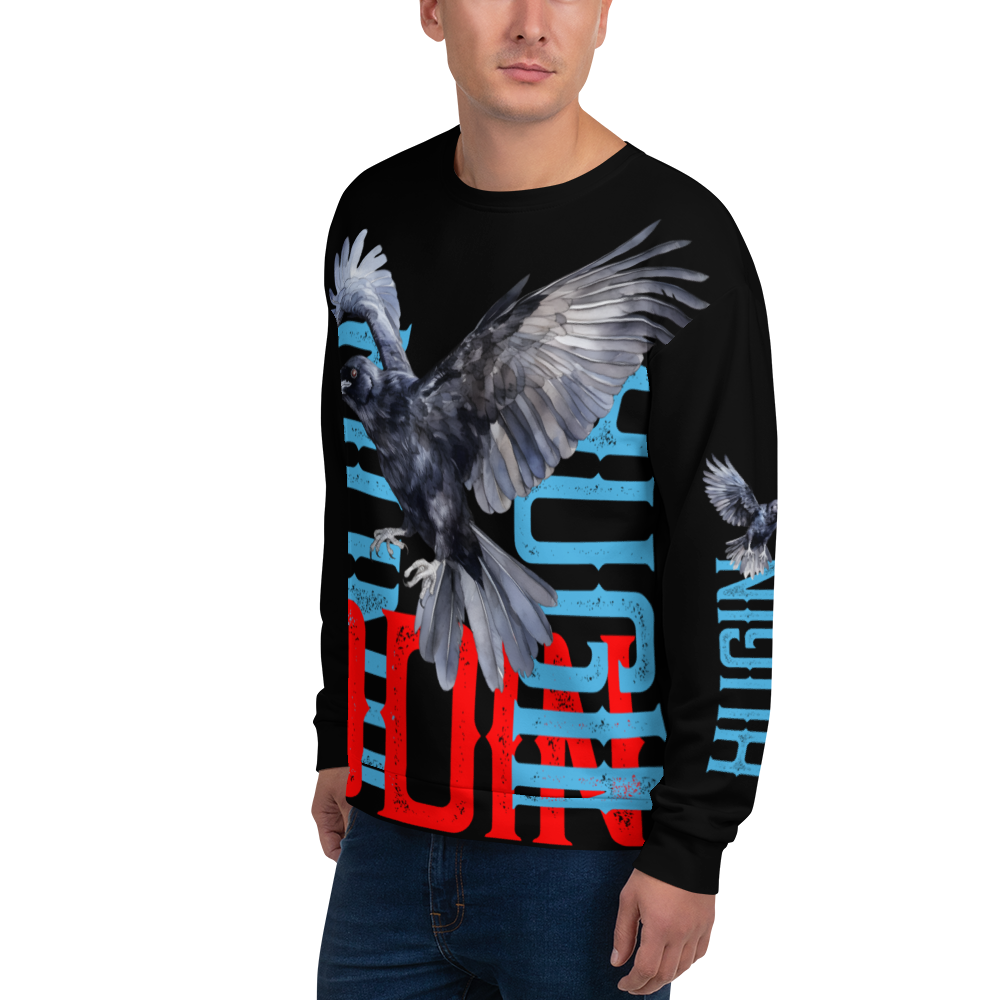 Unisex gollege shirt - viking ravens