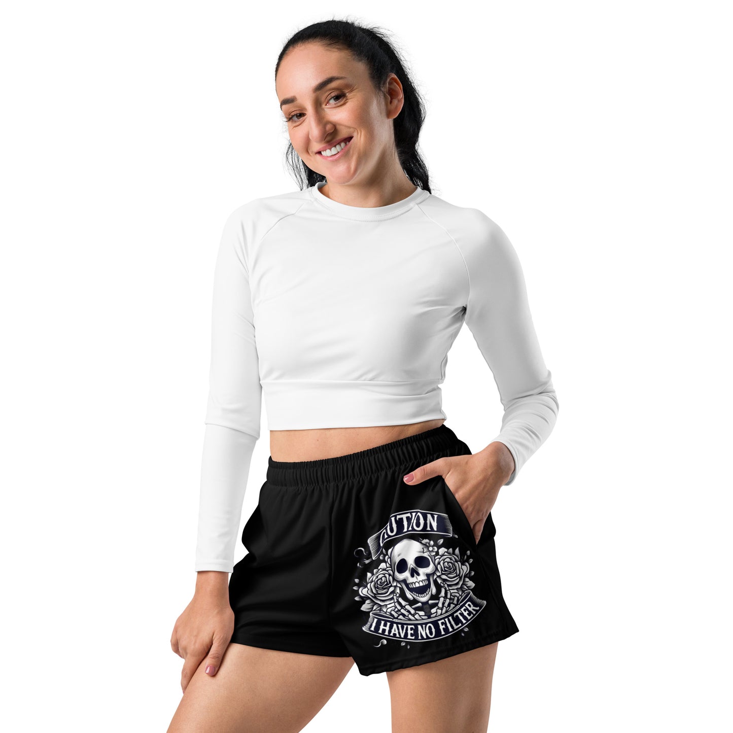 SKUUV women's sports shorts made of recycled material