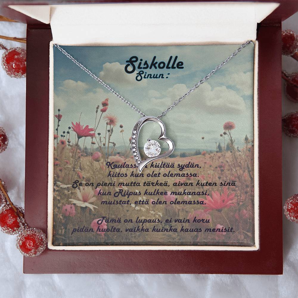 Siskolleni Forever Love Necklace – Lahja, joka saa sydämen sulamaan!