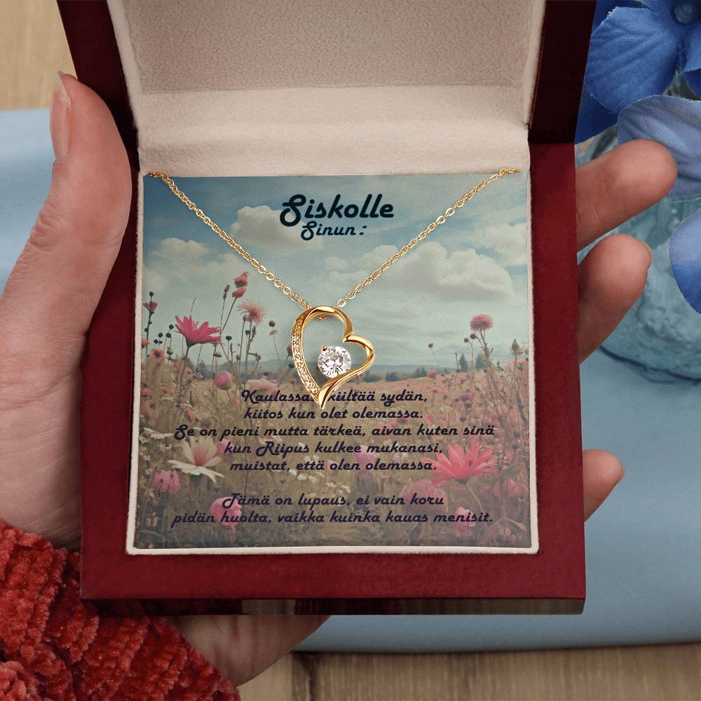 Siskolleni Forever Love Necklace – Lahja, joka saa sydämen sulamaan!